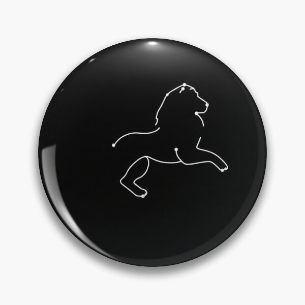 Item preview, Leo Zodiac Minimalist Lion Constellation Art designed and sold by CelestiaDraftCo.