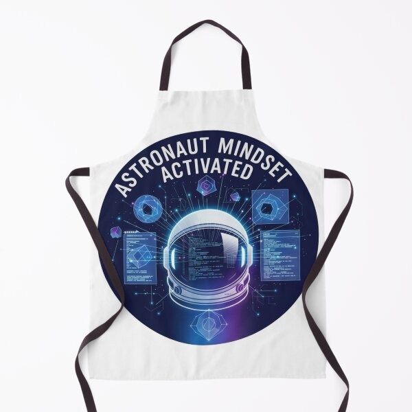 Item preview, Astronaut Mindset Activated – Futuristic Space Tech HUD Design | Sci-Fi Motivation designed and sold by Altair_.