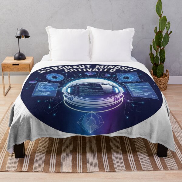Item preview, Astronaut Mindset Activated – Futuristic Space Tech HUD Design | Sci-Fi Motivation designed and sold by Altair_.