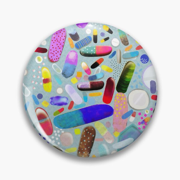 Item preview, Medicinal prescription pills illustration handmade vibrant unique healthy doctor designed and sold by rupydetequila.