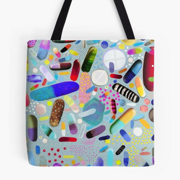 Item preview, Medicinal prescription pills illustration handmade vibrant unique healthy doctor designed and sold by rupydetequila.