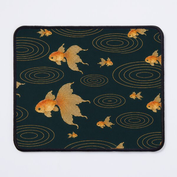 Item preview, Water Ripple Goldfish Night — Korean Watercolor Seamless Pattern designed and sold by lita-lilith.