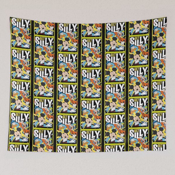 Item preview, Mickey Donald Goofy Get Silly Retro Pop Art designed and sold by VelvetEasel.