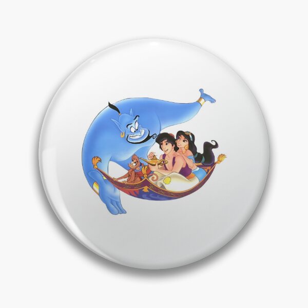 Item preview, Aladdin and Jasmine Magic Carpet Ride with Genie designed and sold by VelvetEasel.