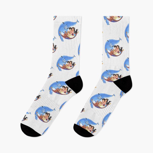 Item preview, Aladdin and Jasmine Magic Carpet Ride with Genie designed and sold by VelvetEasel.
