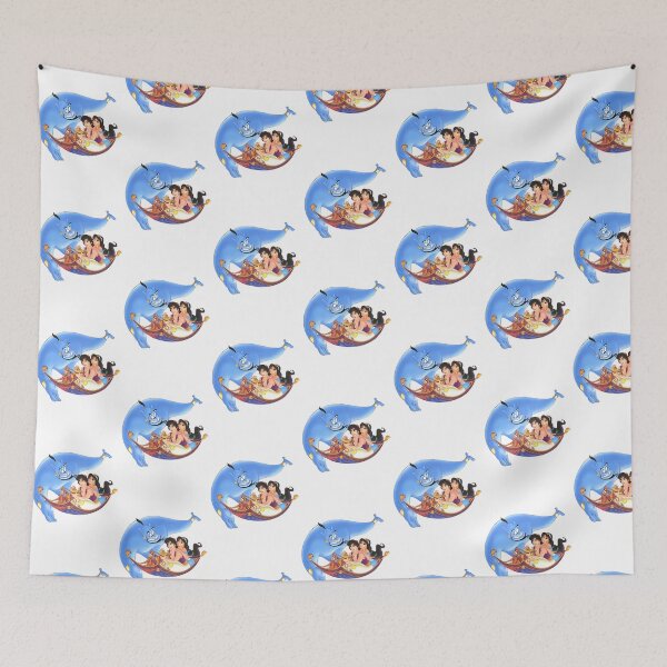 Item preview, Aladdin and Jasmine Magic Carpet Ride with Genie designed and sold by VelvetEasel.