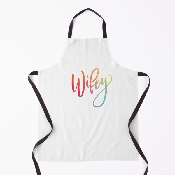 Item preview, Rainbow Wifey Hand Lettering Modern Calligraphy - LGBTQ+ - Love and Marriage - Lesbian designed and sold by breezecrafty23.
