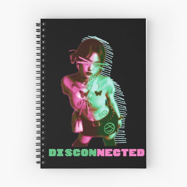 Item preview, Green Cyberpunk Pink Disconnected Y2K Anime Girl Tee designed and sold by SoftPanicStudio.