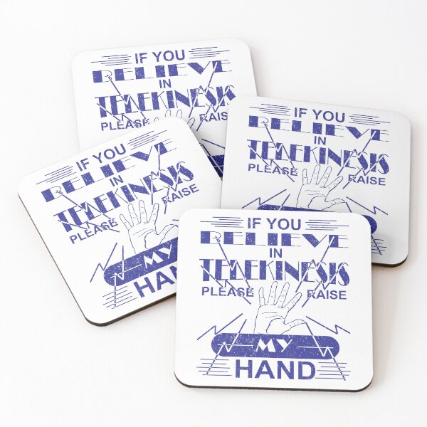 Item preview, Funny Nerdy If You Believe in Telekinesis Please Raise My Hand Sci Fi designed and sold by MathWare MathClips.