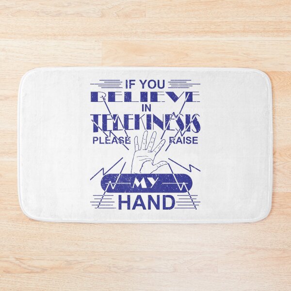 Item preview, Funny Nerdy If You Believe in Telekinesis Please Raise My Hand Sci Fi designed and sold by MathWare MathClips.
