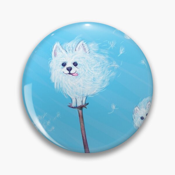 Item preview, Pomeranian Dandelions Blowing in the Wind designed and sold by KateOberg.