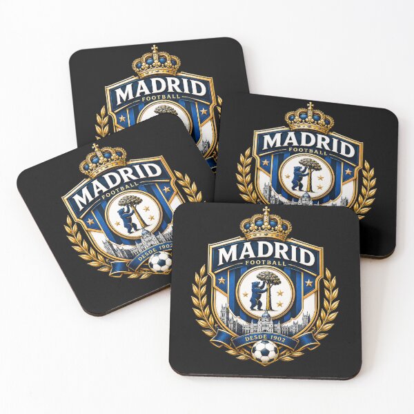 Item preview, Madrid Football Crest Logo | City Pride Soccer Fan Emblem | Bear and Tree Heritage Design designed and sold by TKOprintdesigns.