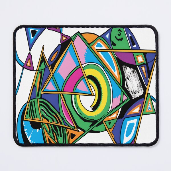 Item preview, quantum shapes pop art colorful geometric abstract design designed and sold by SmashingDeals.