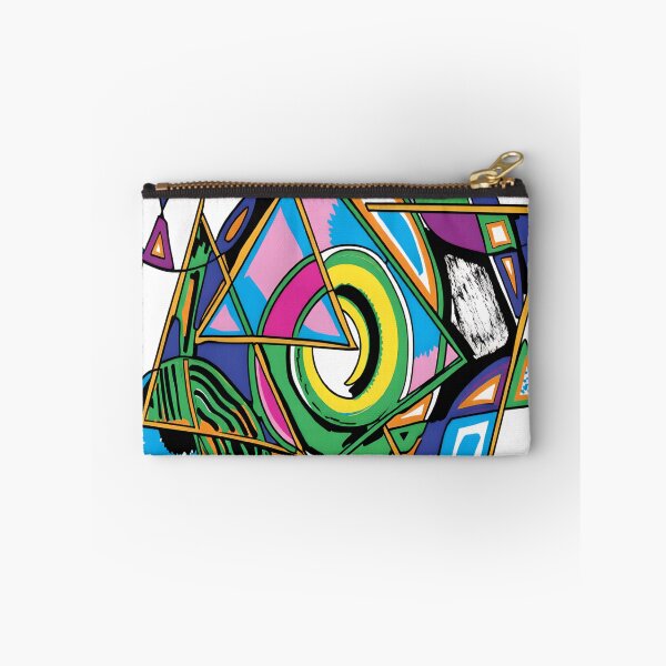 Item preview, quantum shapes pop art colorful geometric abstract design designed and sold by SmashingDeals.