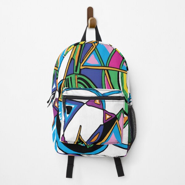 Item preview, quantum shapes pop art colorful geometric abstract design designed and sold by SmashingDeals.