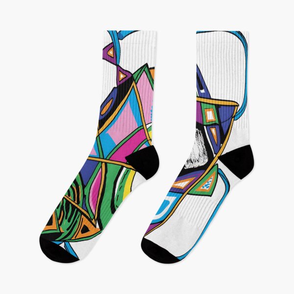 Item preview, quantum shapes pop art colorful geometric abstract design designed and sold by SmashingDeals.
