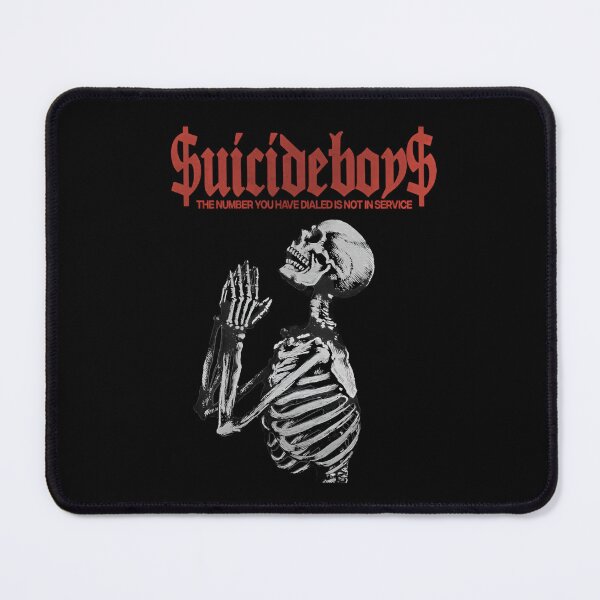 Item preview, Suicideboys Praying Skeleton Retro Gothic Art designed and sold by VelvetEasel.
