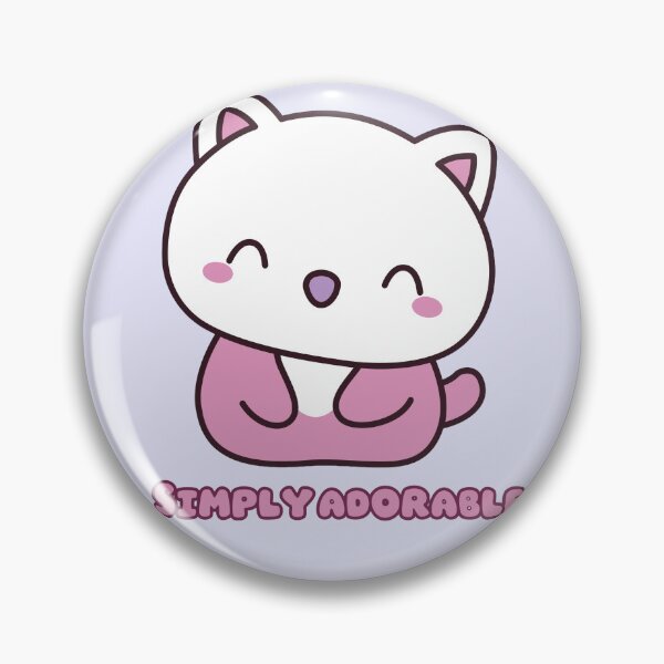 Item preview, Simply Adorable Kawaii Cat Illustration designed and sold by Akira Design Store.