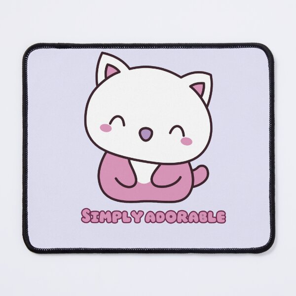 Item preview, Simply Adorable Kawaii Cat Illustration designed and sold by Akira Design Store.