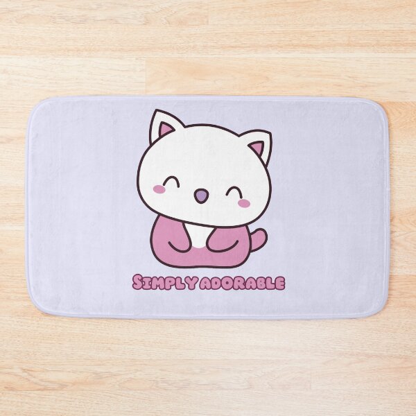 Item preview, Simply Adorable Kawaii Cat Illustration designed and sold by Akira Design Store.