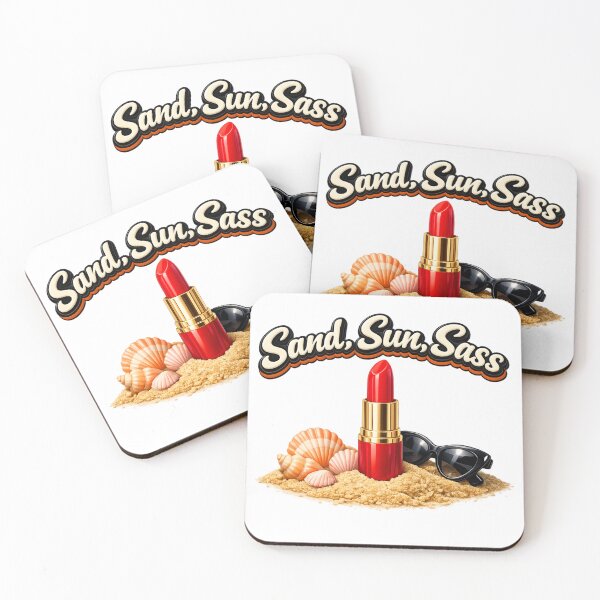 Item preview, Beach Glam Sand Sun Sass designed and sold by Dresut.