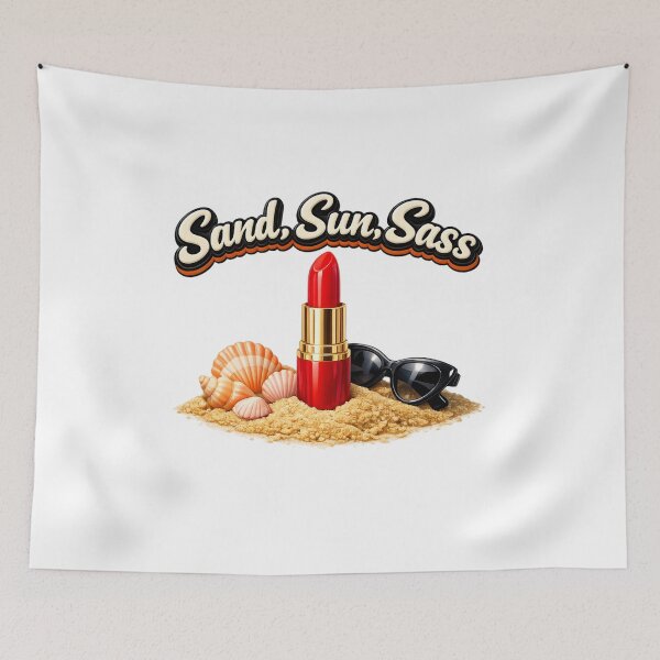 Item preview, Beach Glam Sand Sun Sass designed and sold by Dresut.