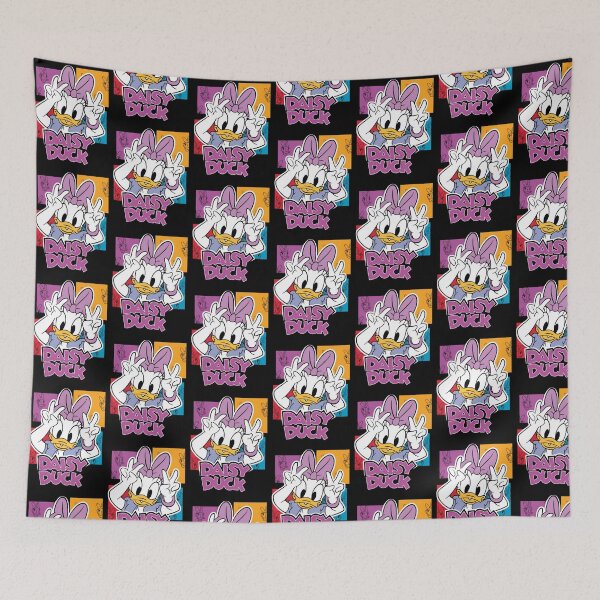 Item preview, Retro Daisy Duck Peace Sign Pop Art designed and sold by VelvetEasel.