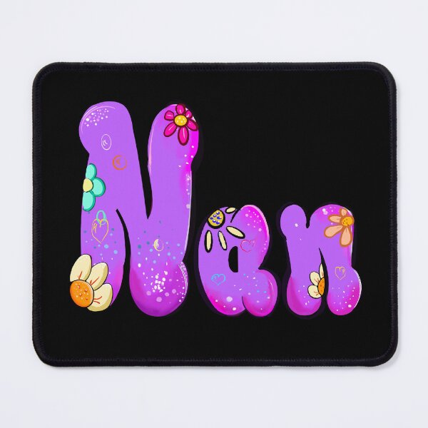 Item preview, Nan Name Personalized Custom gifts - Purple Bubble Floral Art designed and sold by Artonmytee.