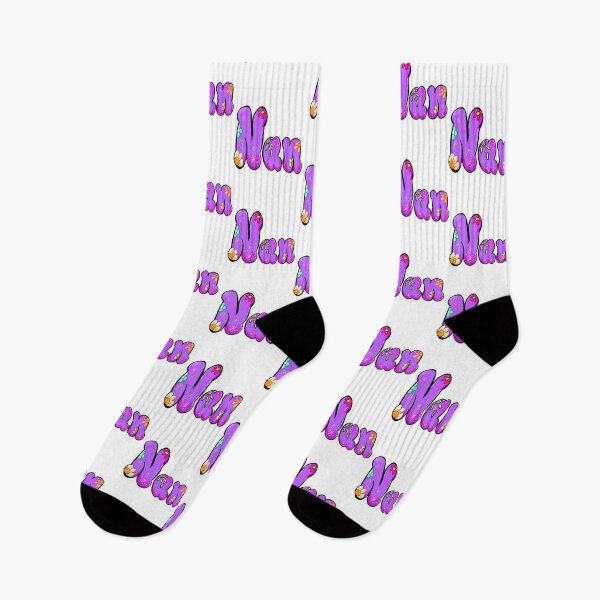 Item preview, Nan Name Personalized Custom gifts - Purple Bubble Floral Art designed and sold by Artonmytee.