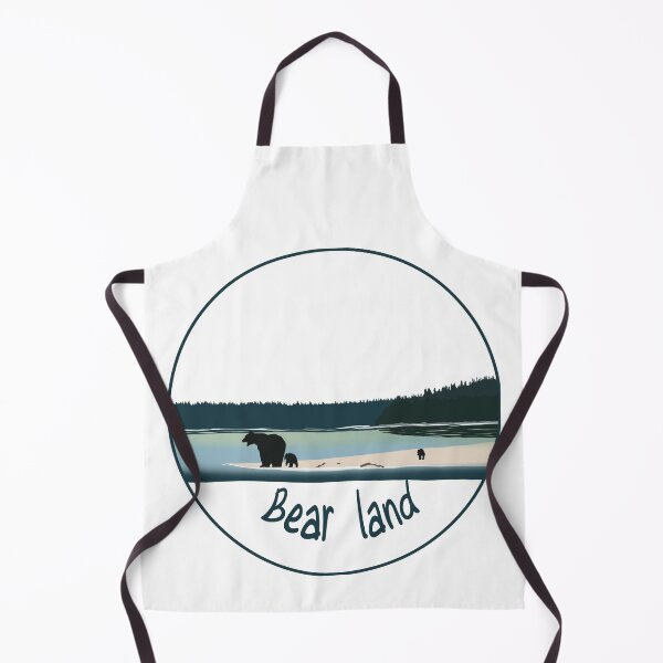 Item preview, Bear Land Silhouette Nature Landscape designed and sold by MirelaBadea.