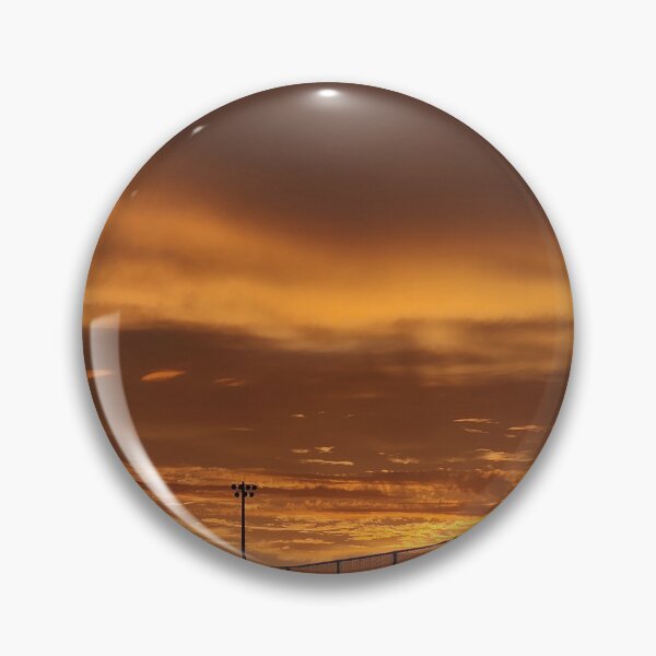 Item preview, Orange Football Stadium Sunset designed and sold by MinaBohl.