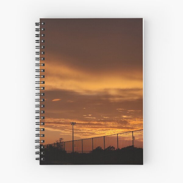 Item preview, Orange Football Stadium Sunset designed and sold by MinaBohl.