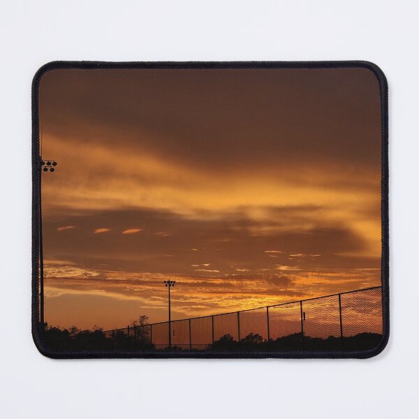Item preview, Orange Football Stadium Sunset designed and sold by MinaBohl.