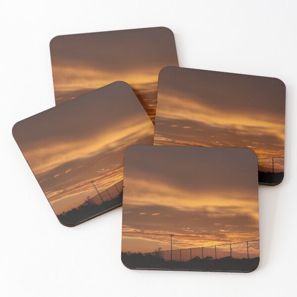 Item preview, Orange Football Stadium Sunset designed and sold by MinaBohl.