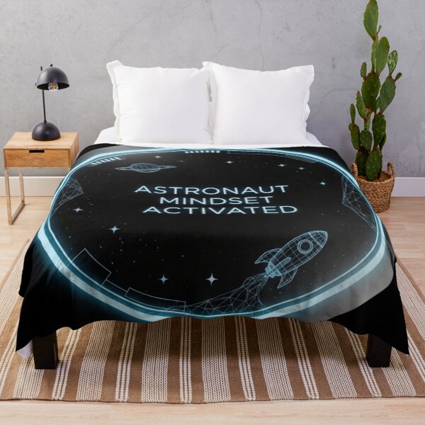 Item preview, Astronaut Mindset Activated – Futuristic Space Tech HUD Design | Sci-Fi Motivation designed and sold by Altair_.