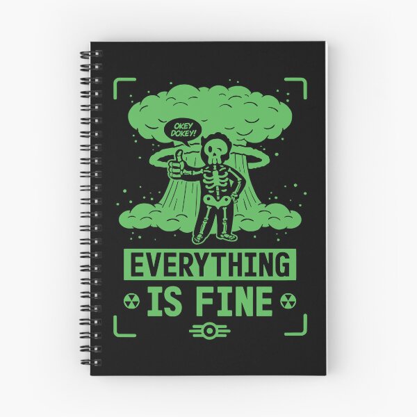 Item preview, Everything is Fine designed and sold by Sakuga Drip.