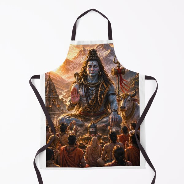 Item preview, Mahasivaratri Lord Shiva Blessing Devotees | Divine Compassion Wall Art designed and sold by Homyar.