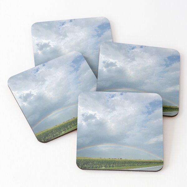 Item preview, Full Rainbow Over a Road designed and sold by MinaBohl.