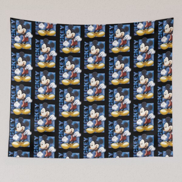 Item preview, Retro Mickey Mouse Classic Blue Airbrush Art designed and sold by VelvetEasel.