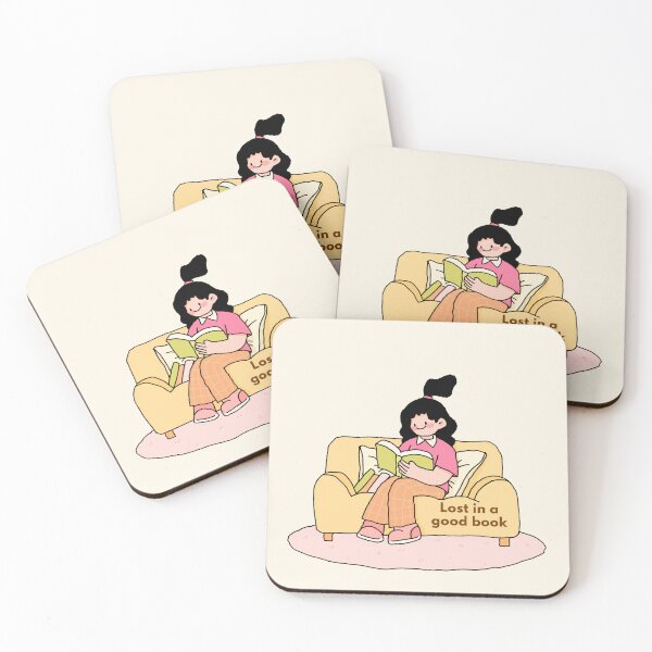 Item preview, Lost in a Good Book Kawaii Girl Aesthetic designed and sold by Akira Design Store.