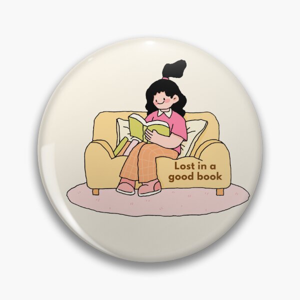 Item preview, Lost in a Good Book Kawaii Girl Aesthetic designed and sold by Akira Design Store.
