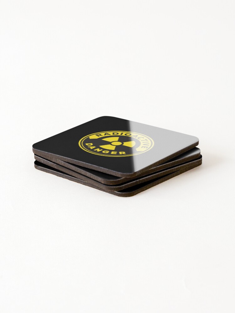 Thumbnail 4 of 5, Coasters (Set of 4), Radioactive Danger designed and sold by Rankeaocm.