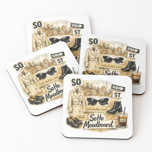 Item preview, SoHo Downtown Mood Fashion Collage designed and sold by Dresut.