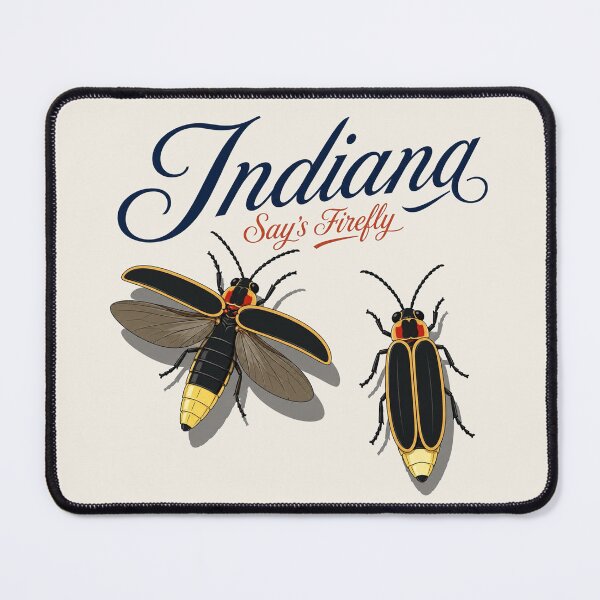 Item preview, Indiana Say’s Firefly – State Insect Art Print designed and sold by The-Drip-Studio.