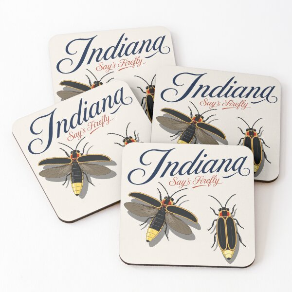 Item preview, Indiana Say’s Firefly – State Insect Art Print designed and sold by The-Drip-Studio.