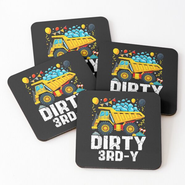 Item preview, Dirty 3rd-Y Construction Kids 3 Years Old 3rd Birthday Party designed and sold by FrankIsabel.