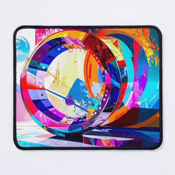 Item preview, Chromatic Ring Flow Abstract Art designed and sold by NizuCaCi.