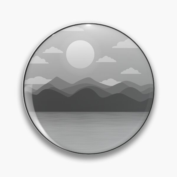 Item preview, Minimalist Mountain Sunset Nature Aesthetic  designed and sold by DJAMALK.