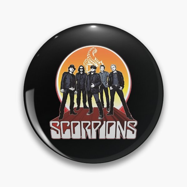 Item preview, Scorpions Rock Band Vintage Sunset Retro Art designed and sold by VelvetEasel.