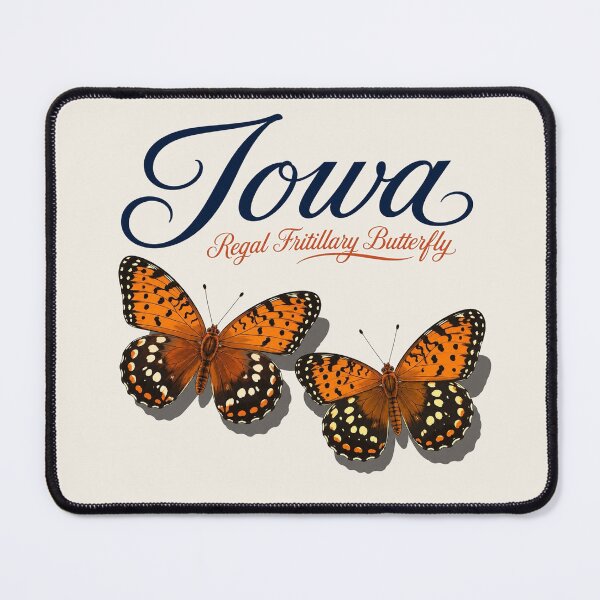 Item preview, Iowa Regal Fritillary Butterfly – State Butterfly Art Print designed and sold by The-Drip-Studio.